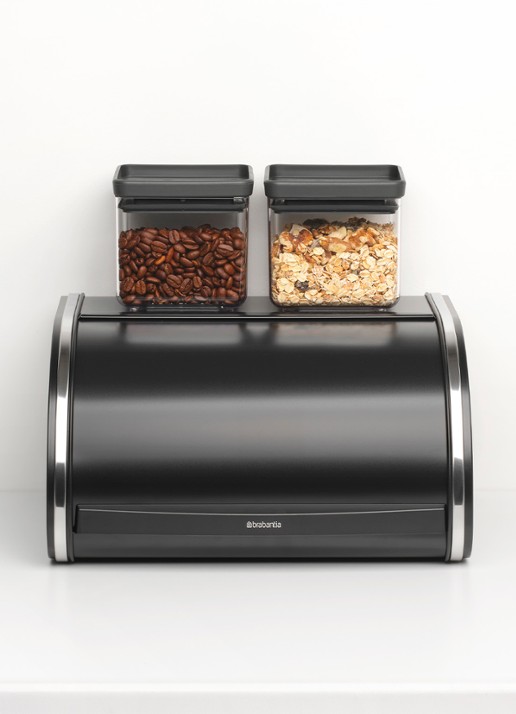 Brabantia Broodtrommel met schuifdeksel  - detail 4 zwart