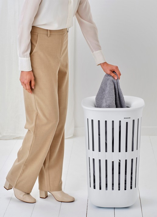 Brabantia Collect-It wasmand 55 liter set van 2 - detail 3 wit