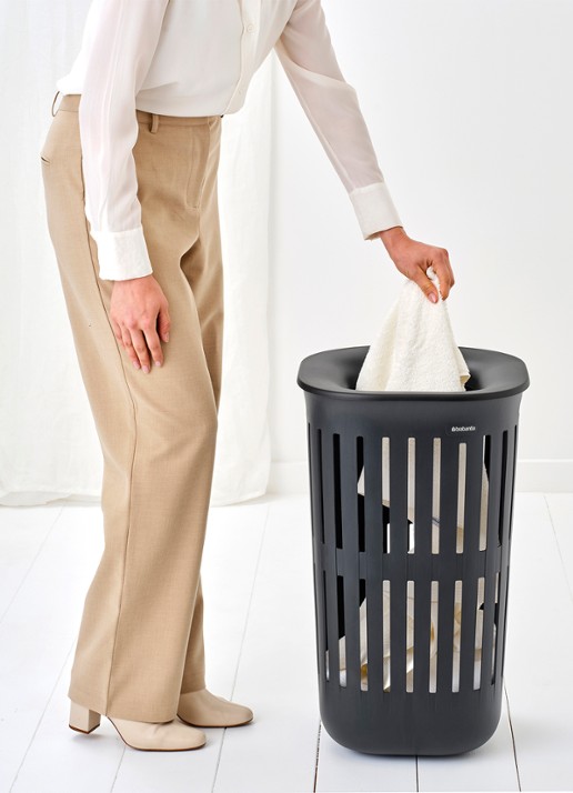 Brabantia Collect-It wasmand 55 liter set van 2 - detail 4 zwart