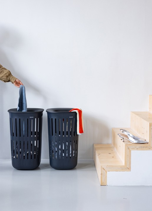 Brabantia Collect-It wasmand 55 liter set van 2 - detail 6 zwart