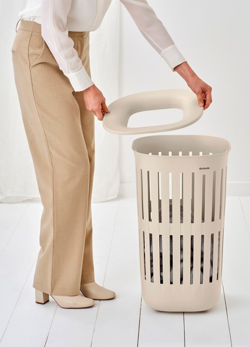 Brabantia Collect-It wasmand 55 liter set van 2 - detail 4 beige