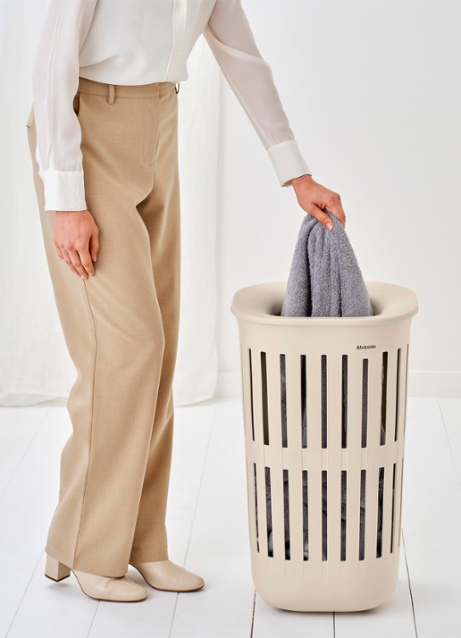 Brabantia Collect-It wasmand 55 liter set van 2 - detail 5 beige