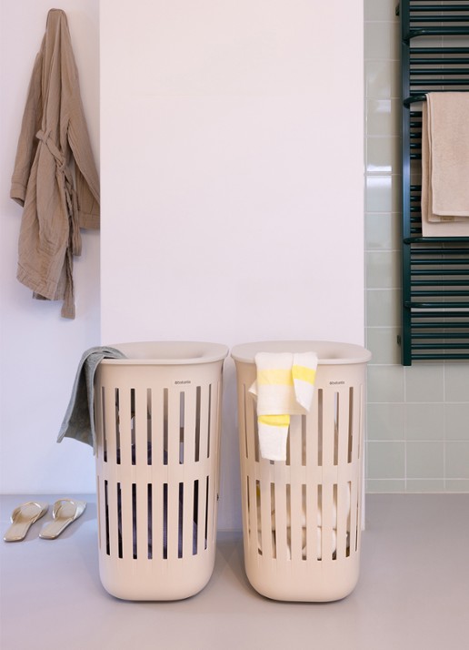 Brabantia Collect-It wasmand 55 liter set van 2 - detail 8 beige