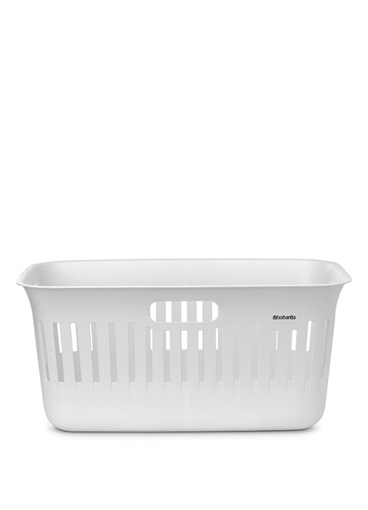 Brabantia Collect-It wasmand met deksel 40 liter set van 2 - voorkant 8 wit