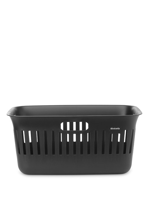 Brabantia Collect-It wasmand met deksel 40 liter set van 2 - voorkant 7 zwart