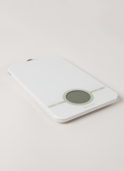 Brabantia Digitale keukenweegschaal 122668 - voorkant 2 gebroken wit