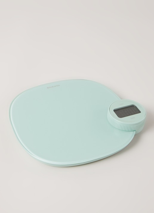 Brabantia Digitale keukenweegschaal  - voorkant 2 mint