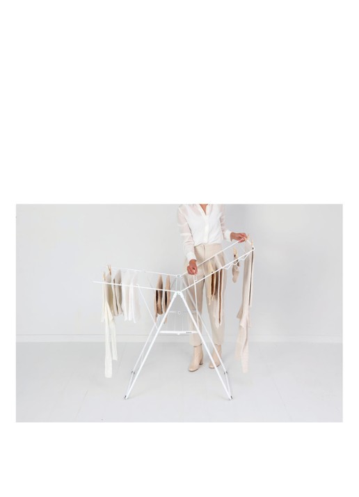 Brabantia Hangon droogrek 20 meter - voorkant 2 wit