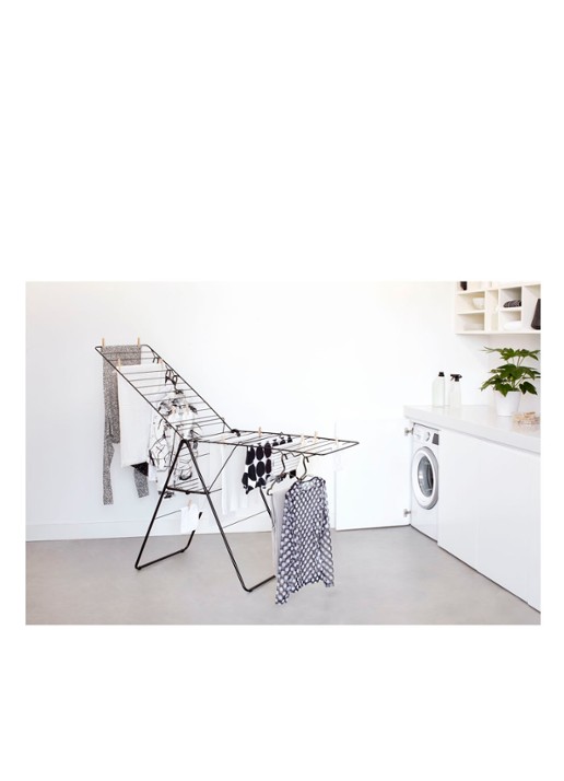 Brabantia Hangon droogrek 25 meter - detail 7 zwart