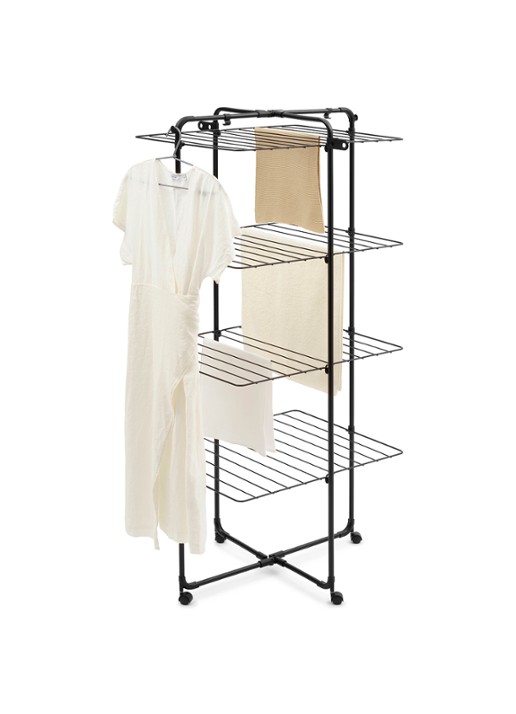 Brabantia HangOn droogtoren 30 meter - voorkant 8 zwart