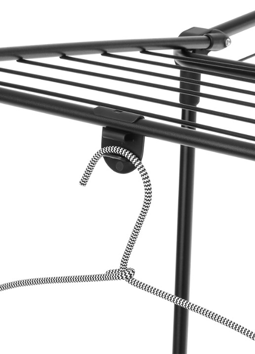 Brabantia HangOn Too droogrek 18 meter - detail 3 zwart