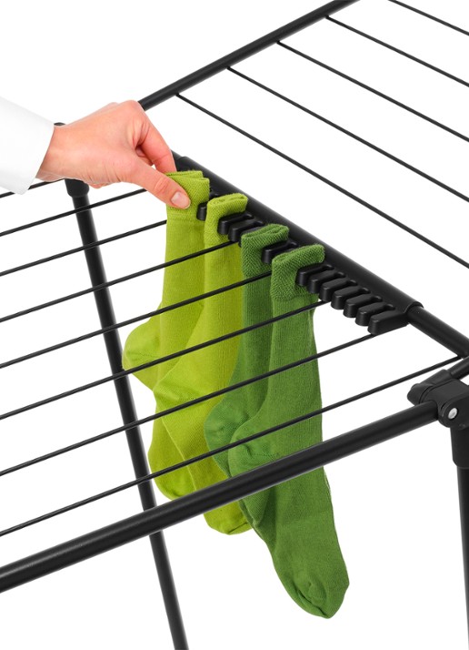 Brabantia HangOn Too droogrek 22 meter - detail zwart
