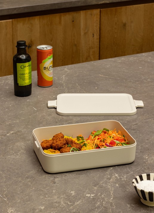 Brabantia Make & Take bento lunchbox/broodtrommel - detail 3 beige