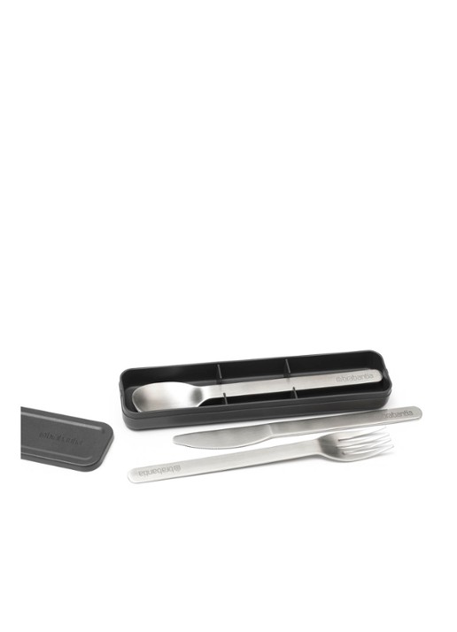 Brabantia Make & Take bestekset in houder 3-delig - detail 4 zwart