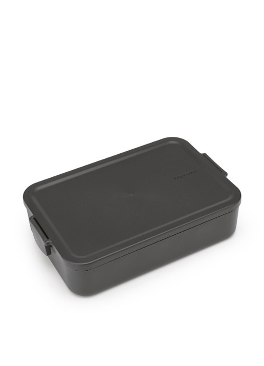 Brabantia Make & Take L broodtrommel - voorkant 6 donkergrijs