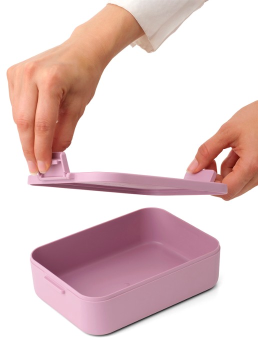 Brabantia Make & Take lunchbox/broodtrommel - detail 4 donkerroze