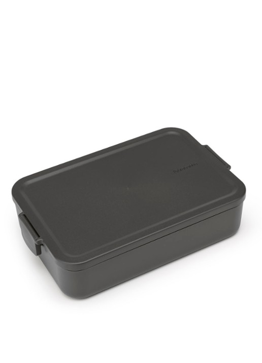Brabantia Make & Take lunchbox L - achterkant 3 donkergrijs