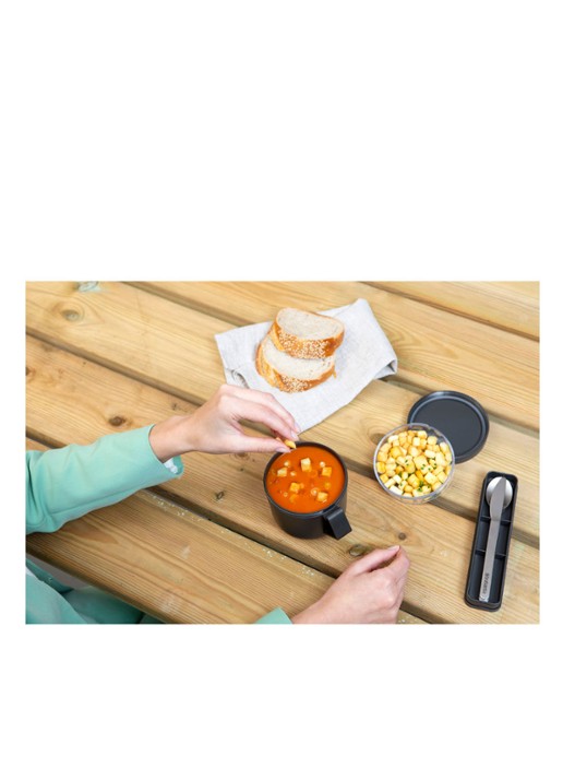 Brabantia Make & Take soepbeker 60 cl - detail 3 zwart
