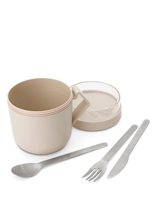 Brabantia Make & Take soepbeker 600 ml - achterkant 3 beige