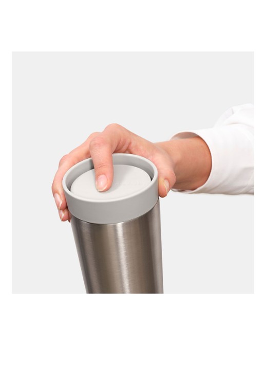 Brabantia Make & Take thermosbeker 36 cl - detail 3 lichtgrijs