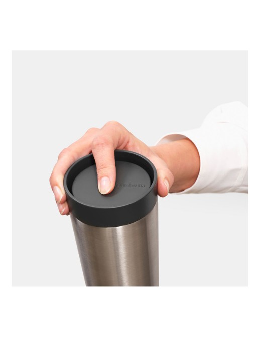 Brabantia Make & Take thermosbeker 36 cl - detail 3 grijs