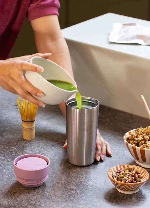 Brabantia Make & Take thermosbeker/koffiebeker 36 cl - detail 6 donkerroze