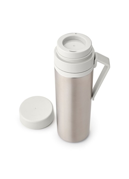 Brabantia Make & Take thermosfles 50 cl   - voorkant 2 lichtgrijs