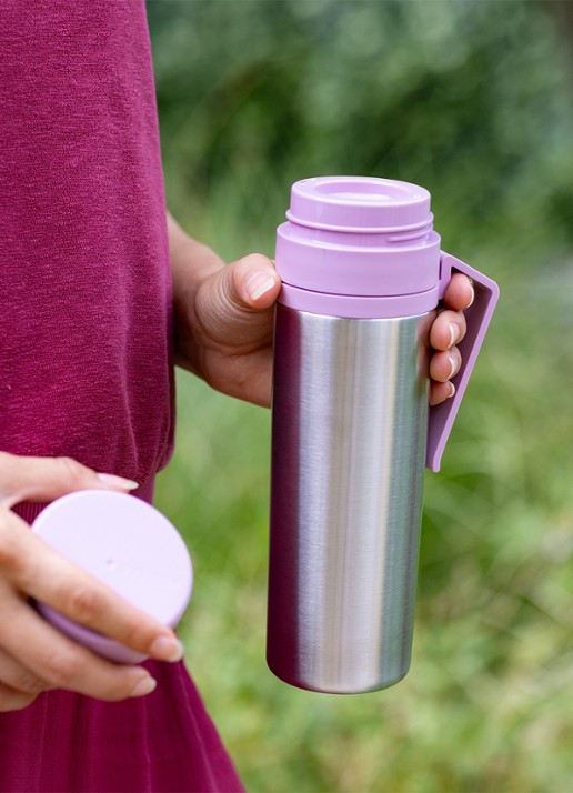 Brabantia Make & Take thermosfles 500 ml  - detail 4 donkerroze
