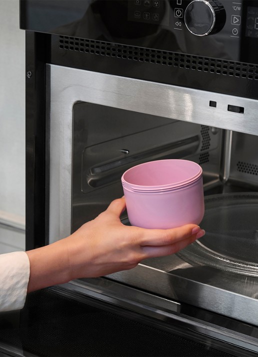 Brabantia Make & Take Yoghurt Beker To Go 500 ml - detail 2 donkerroze