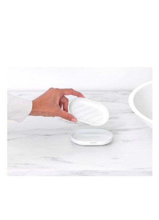 Brabantia MindSet zeepbakje 8,1 cm x 12,1 cm - detail 7 wit