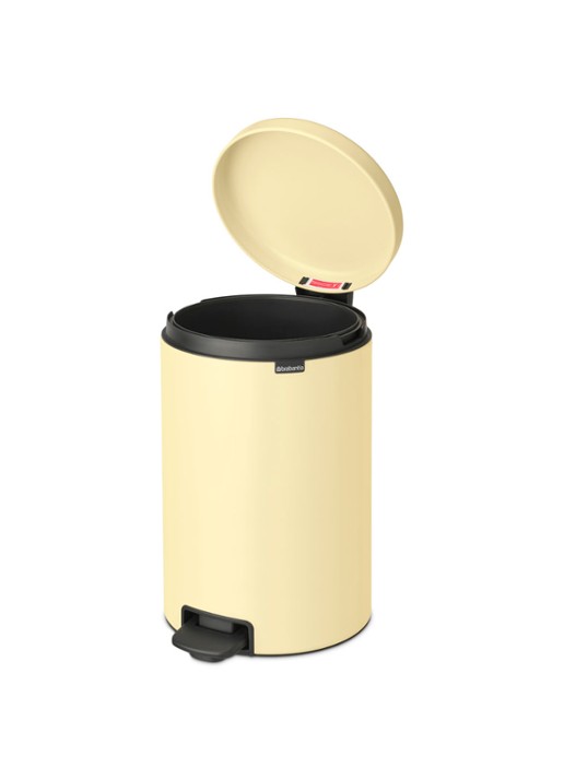 Brabantia NewIcon pedaalemmer 20 liter - voorkant 8 lichtgeel