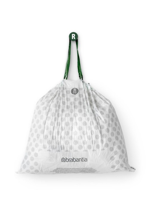 Brabantia Perfect Fit afvalzak code R 36 liter 6 x 20 stuks - detail 4 wit