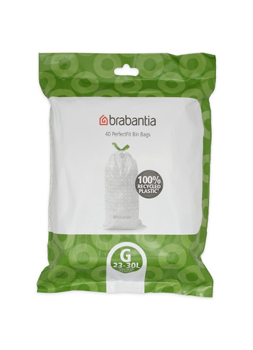 Brabantia Perfect Fit afvalzakken code G 23-30 L 40 stuks