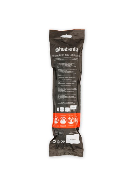 Brabantia Perfect Fit X 10-12L vuilniszak 200 stuks - detail wit
