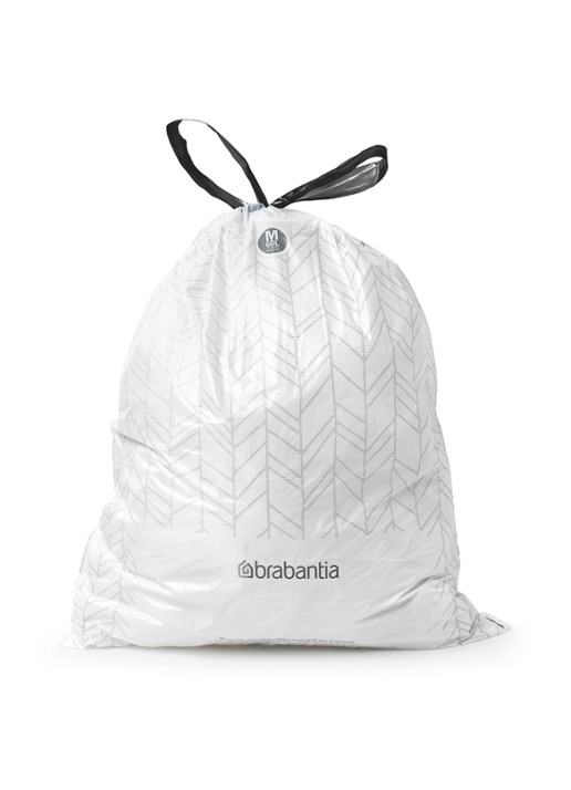 Brabantia  PerfectFit afvalzak code M 60 liter 6 x 20 stuks - detail 5 wit