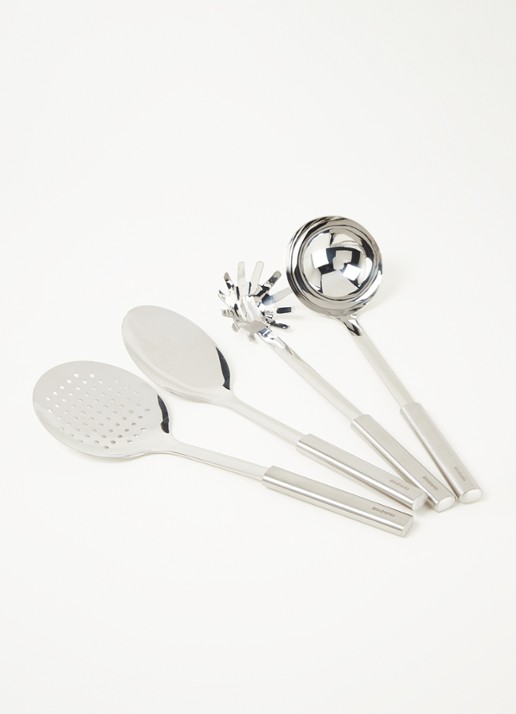 Brabantia Profile keukengereiset 4-delig - voorkant 3 zilver