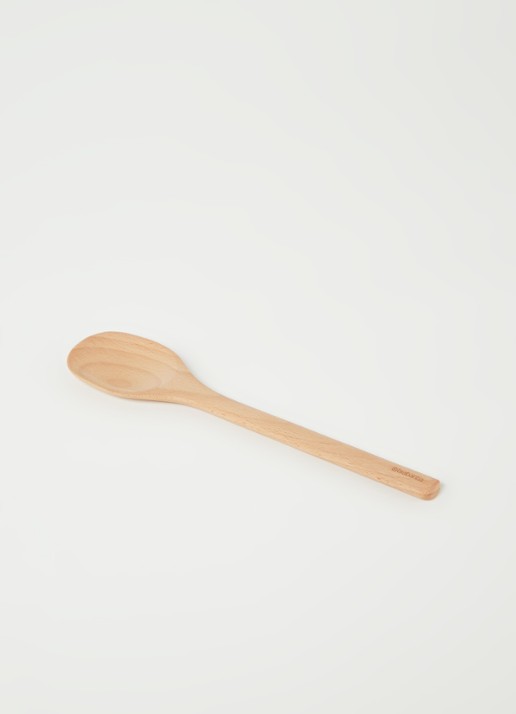Brabantia Profile pollepel van beukenhout 32,5 cm  - voorkant 2 beige