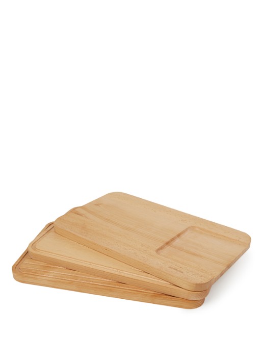 Brabantia Profile snijplank van hout set van 3