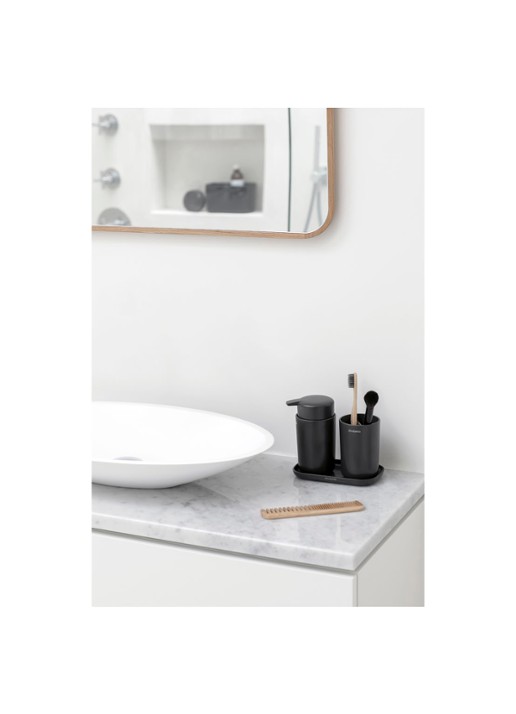 Brabantia ReNew badkameraccessoires set van 3 - voorkant 7 antraciet