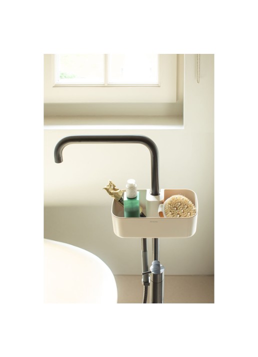 Brabantia ReNew doucherek 14 x 25 cm - voorkant 2 beige