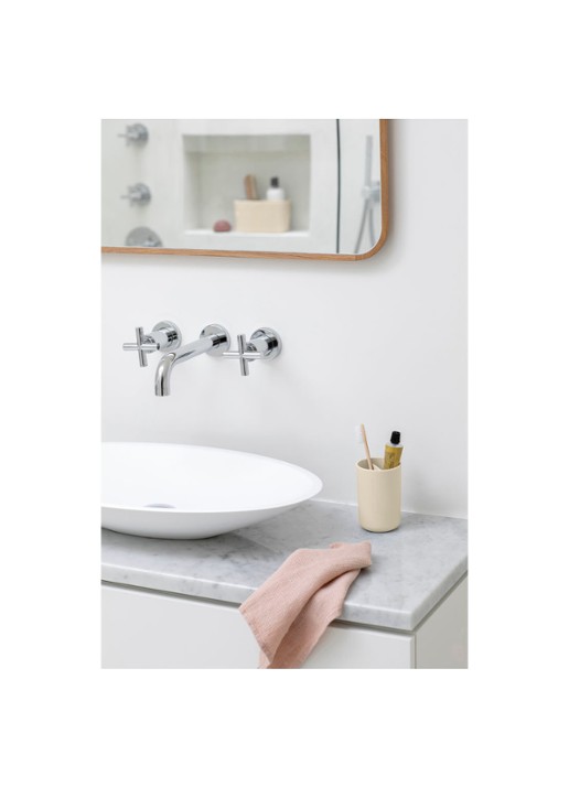 Brabantia ReNew tandenborstelhouder 11 cm - voorkant 2 beige