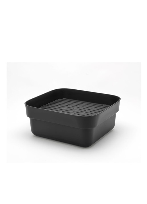 Brabantia Sink Side afwasbak met droogrek - voorkant 2 antraciet