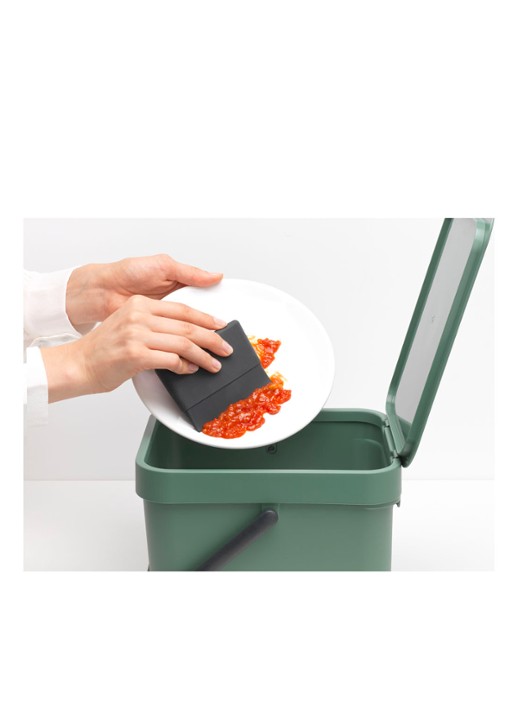 Brabantia Sink Side keukenschraper 10,6 cm  - achterkant 5 antraciet