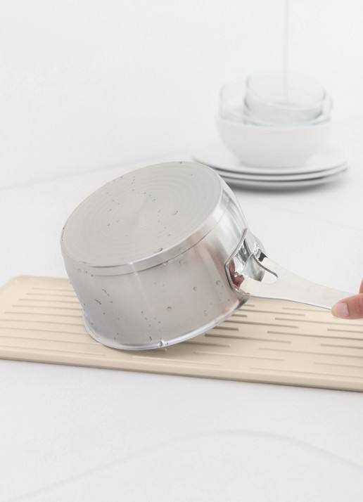 Brabantia SinkSide afdruiprek met bestekhouder - detail 6 beige
