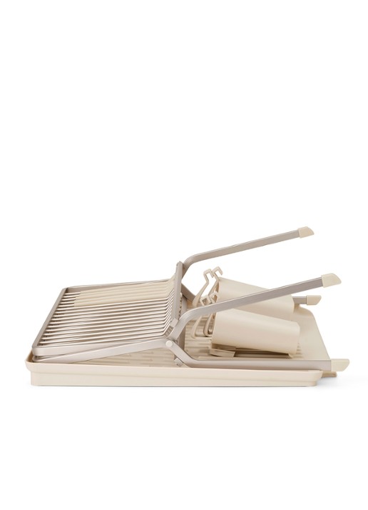 Brabantia SinkSide afdruiprek met bestekhouder - detail beige