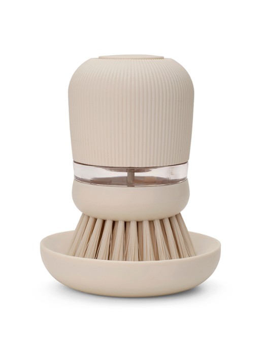 Brabantia SinkSide afwasborstel met zeepdispenser - voorkant 6 beige
