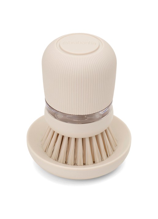 Brabantia SinkSide afwasborstel met zeepdispenser - voorkant 7 beige