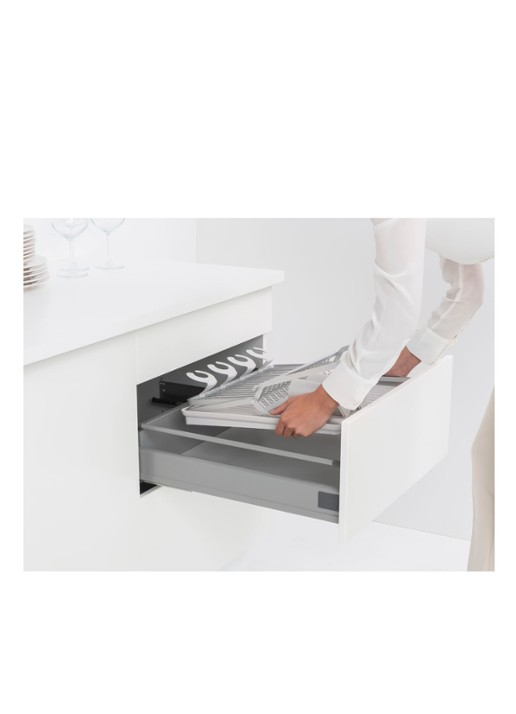 Brabantia SinkSide inklapbaar afdruiprek 42 x 51 cm - detail 5 lichtgrijs
