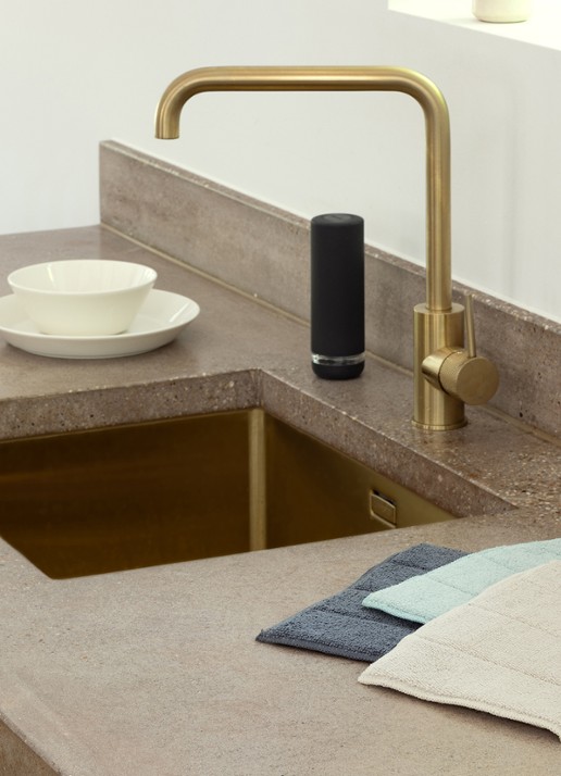 Brabantia SinkSide microvezeldoekjes 16 x 22 cm set van 3  - voorkant 2 groen