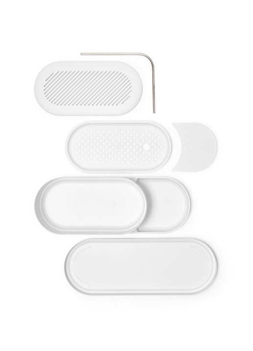 Brabantia SinkStyle gootsteen organizer - detail 4 wit